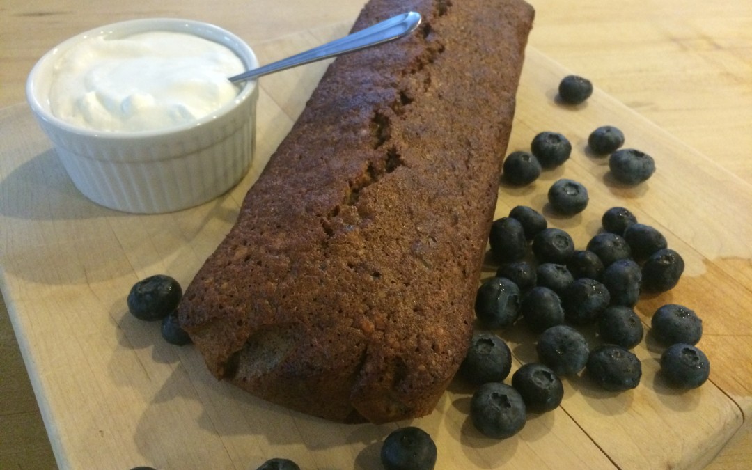 Tea Bread with Blueberries